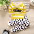 Modern Luxury Baby Boy Clothes Cotton Clothing Sets Cartoon Long-sleeved T-shirt Pants Infant Clothes 2pcs Ste For Boys and Girls Kids