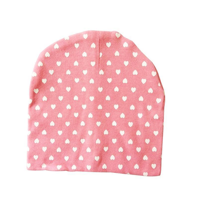 Cute Unisex Baby Hat Cotton Printing Caps For Baby Boys And Girls Children's Hats Star Heart Dot Cap