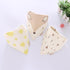 Cotton Cartoon Bandana Feeding Saliva Towel Waterproof Bibs For Baby Burp Accessory Adjustable Button Durable Baby Towels