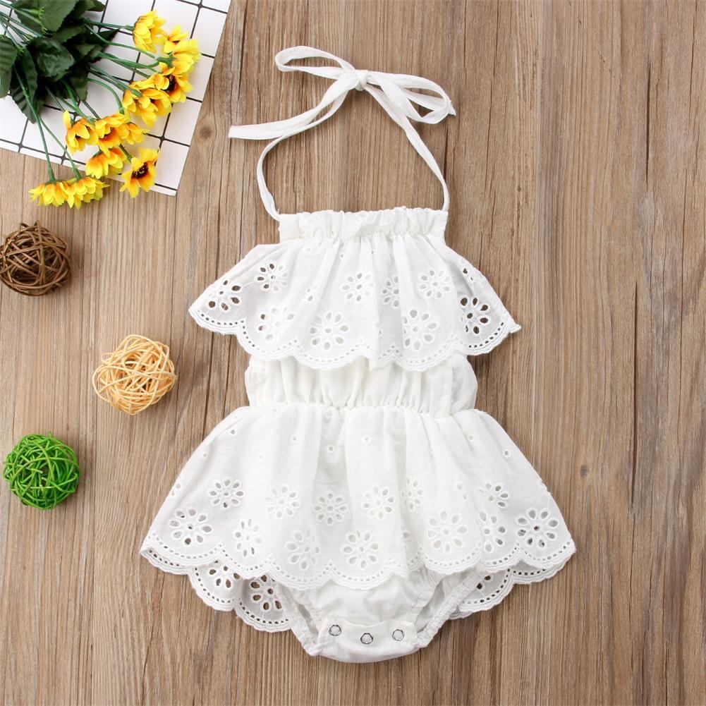 Newborn Kids Baby Girl Infant Lace Romper Dress Jumpsuit Playsuit Clothes Outfits For Girls