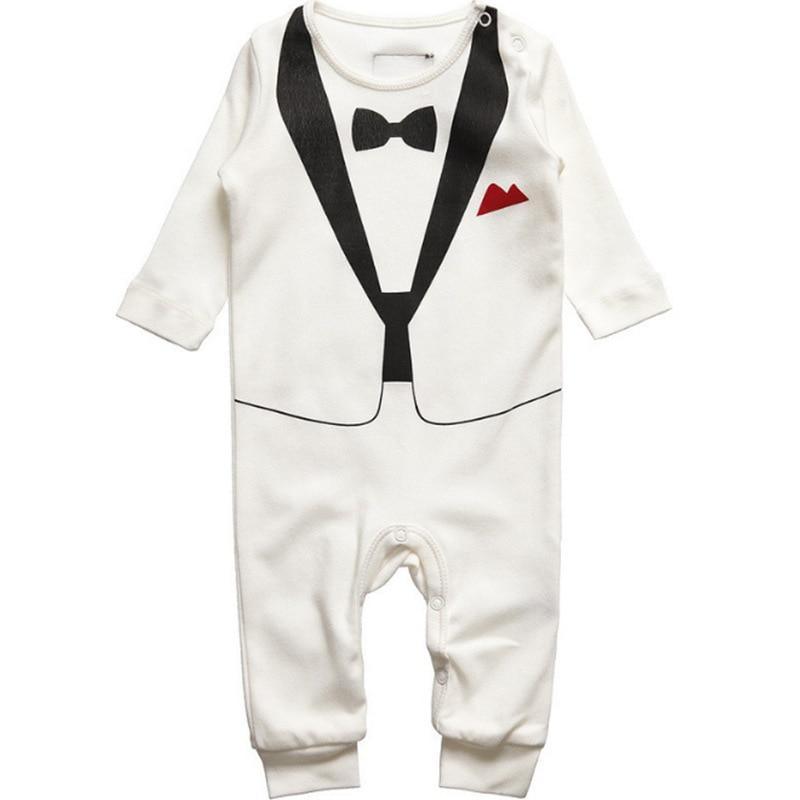 Baby Boy Rompers Newborn Kids Long-Sleeved Jumpsuit Boys CottonModern Boy Suits