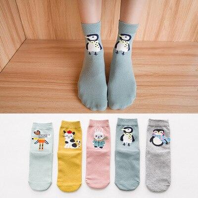 5pairs 100% Cotton Unisex Baby Socks for Girls&boys Children Soft Winter Cute Cartoon Socks Set For Baby