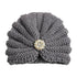 Handmade Knitted Winter Baby Hat for Girls Candy Color Enfant Baby Beanie Turban Hats Newborn Baby Cap