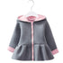 Modern Designer New Winter Baby Outerwear Hooded Printed Cotton Padded Jacket and Coats For Babies and Girls Kids