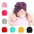 Luxury Baby Cotton Blends Headband Soft Rabbit Bowknot Turban Hair Bands for Girls Elastic Headwrap Style