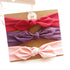 3PCS Set Baby Headband Girls Hair Accessories Cotton Rabbit Ear Turban Bow Elastic Hairband For Baby Girls