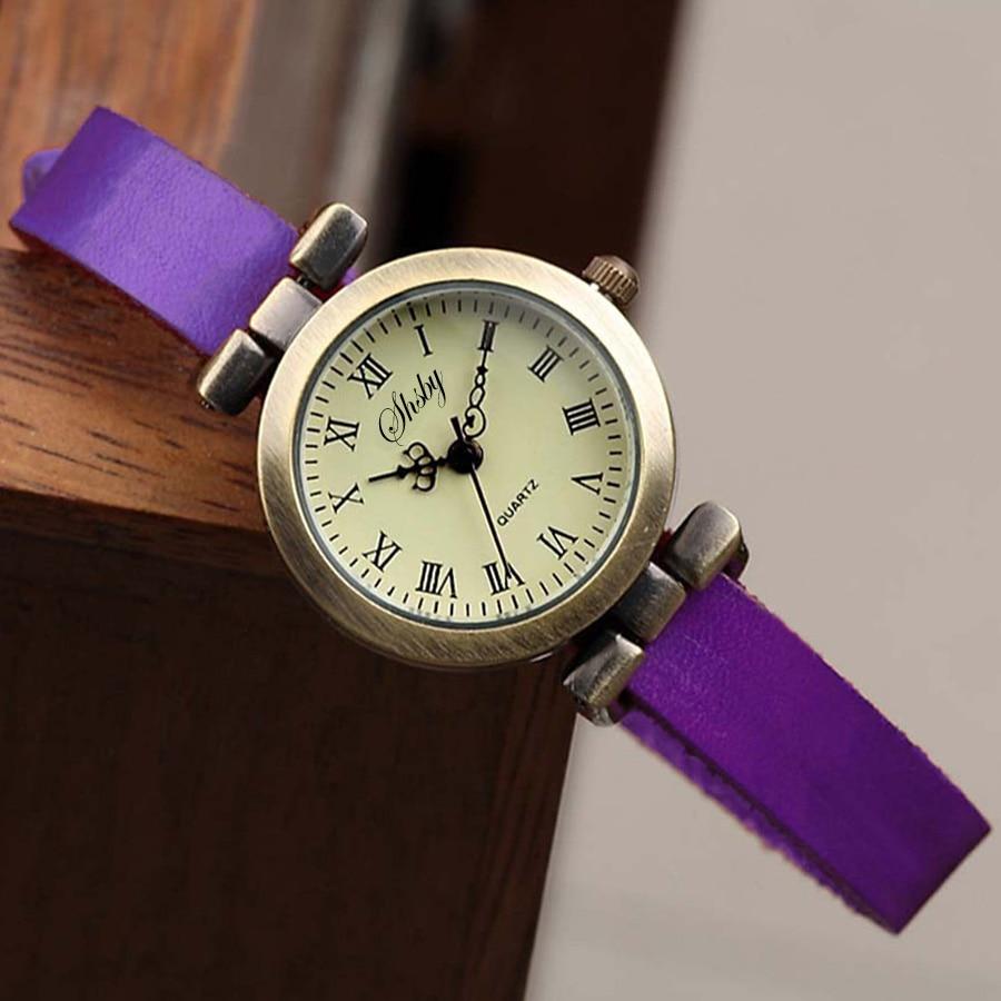 New Fashion Hot-selling Leather Female Watch Vintage Watch Women Dress Watches For Women and Girls