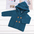 Luxury Modern Trend New Style Knitting Cardigan Warm Long Sleeve Hooded Sweaters for Newborn Infant