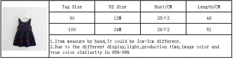 Luxury Modern Summer Girl Dress Children Kids Cherry Dress V-Back Dress Baby Cotton Kids Vest halter dress For Girls