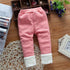 New High Quality Cotton Baby Girls Warm Winter Pants Toddler Warm Winter Leggings Trousers For Girls