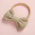 Baby Headband Bow Headbands For Girl Corduroy Head Band Thin Nylon Hairband Newborn Kids Hair Accessories Bow For Kids