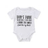 Newborn Infant Baby Boys Girls Funny Letter Cotton Romper Jumpsuit Clothes Outfits For Boys And Girls In Classic Modern Printed  Design