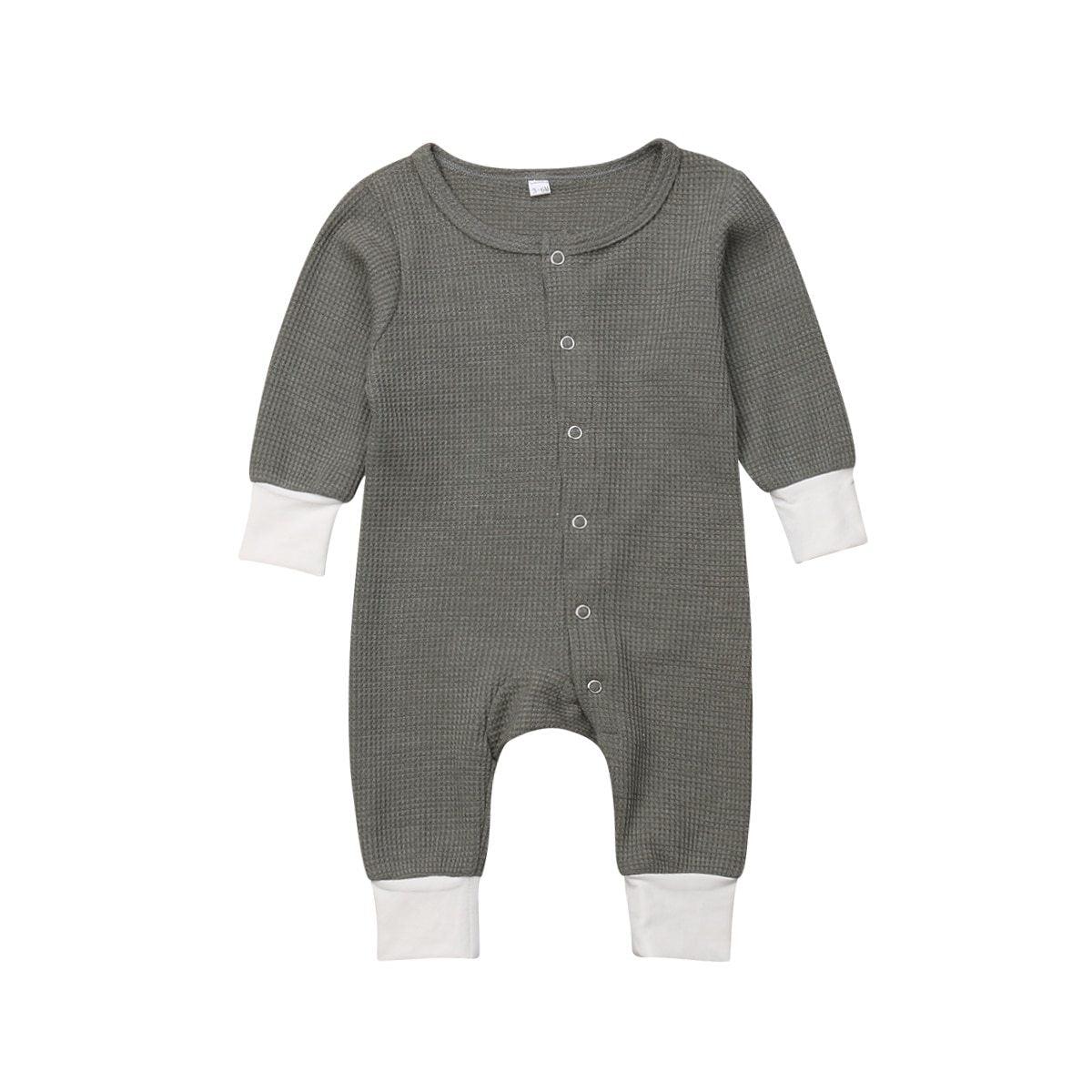 Baby Romper Jumpsuits Autumn Winter Warm Long Sleeve Rompers Clothes In Retro Classic Style