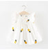 Summer Baby Frill Sleeve Newborn Infant Dresses Cotton Pineapple Sleeveless Toddler Dresses For Girls