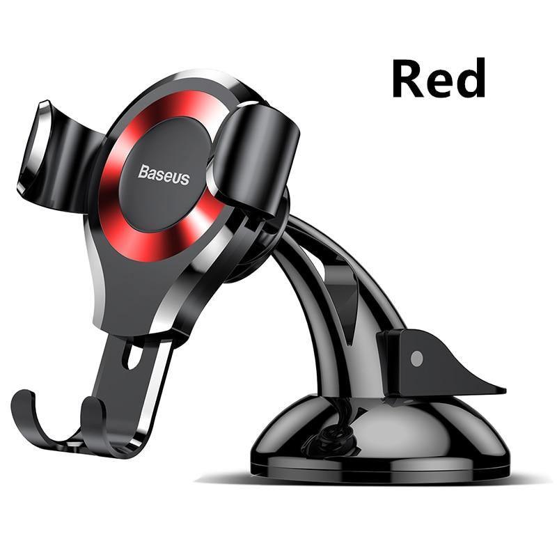 Powerful Gravity Car Phone Holder Support Sucker Strong Suction Cup Car Mount Auto Phone Stand