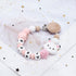 Modern Handmade Pacifier Personalize Silicone Beads Binky Clip Pacifier Chain Chew Baby Teether Toys For Baby