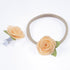 Handamde Flower Headband Hair Clip Set Flexible Rope Hairband Accessories for Mother & Baby