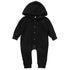 Classic Outfit Toddler Infant Boy Clothing Romper Long Sleeve Black Jumpsuit Playsuit Clothes