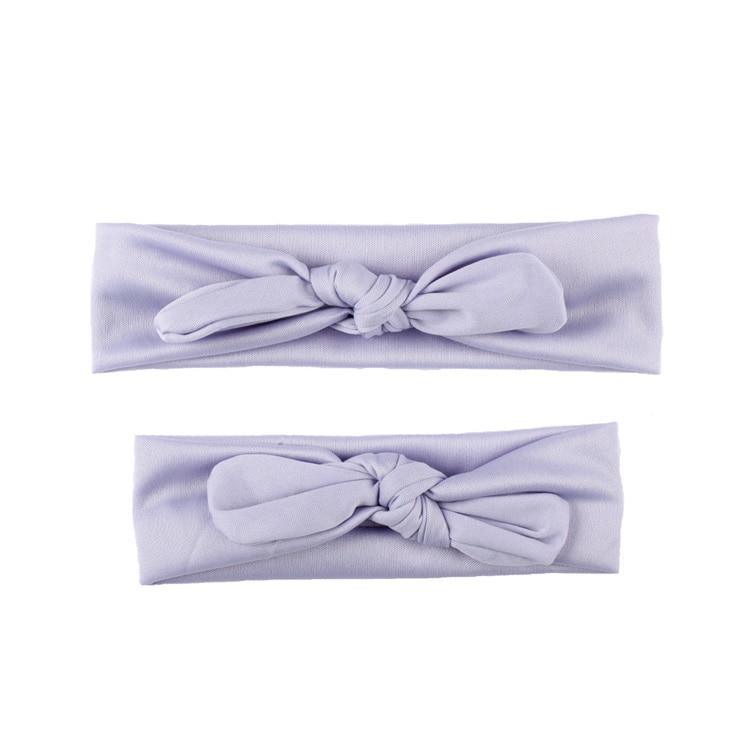 Mother & Baby Hair Bands Kids Headband Parent-kid Rabbit Ear Knot Headwear Turbans Hair Accessories Set