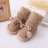 Luxury Modern Elegant Christmas Baby Socks Shoes For Girls and Boys Infant Cotton Baby Leg Warmers Children Floor Socks Anti-Slip Baby Step Socks For Kids