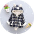 Luxury Newborn Children Plus Cute Hooded Cotton Jacket  Infant Clothing for Baby Girls In Elegant Colorful Design  For Winter