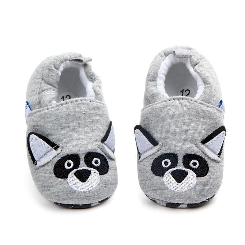 Newborn Baby First Walker Girls Boy Shoes Cartoon Animals Cotton Shoe Toddler Soft Sole Anti-slip Infant Shoes