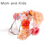 Luxury Handamde Mommy and Baby  Flower Headband Large Flower Crown Mother Kids Flowers  Headwear For Celebration