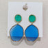 Style Blue Color Modern Fashion Elegant Geometric Dangle Earrings For Women New Luxury Cute Pendants women Jewelry