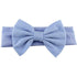 Cotton Elastic Newborn Baby Girls Solid Color Headband Bowknot Hair Band Children Infant Headband Bow for kids