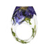 Elegant Luxury Magical Transparent Forest Epic Handmade Stylish Dried Flower Special Resin Ring Colorful Ink Pattern Scenery for Women