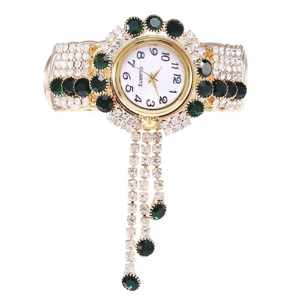 New Luxury Rhinestone Bracelet Watch Women Watches Ladies Wristwatch Clock For Female and Girls