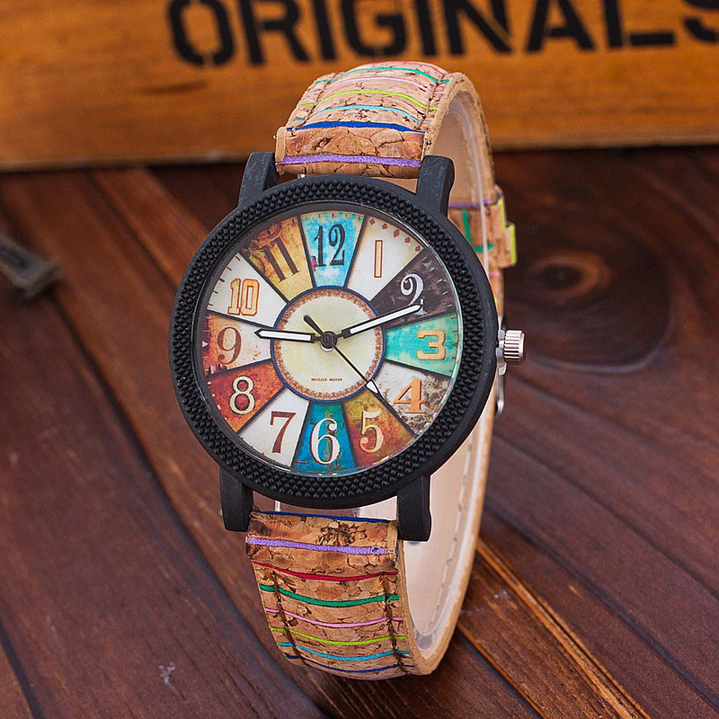 Fashion Casual Vintage Leather Women Quartz Wrist Watch  For Women and Girls