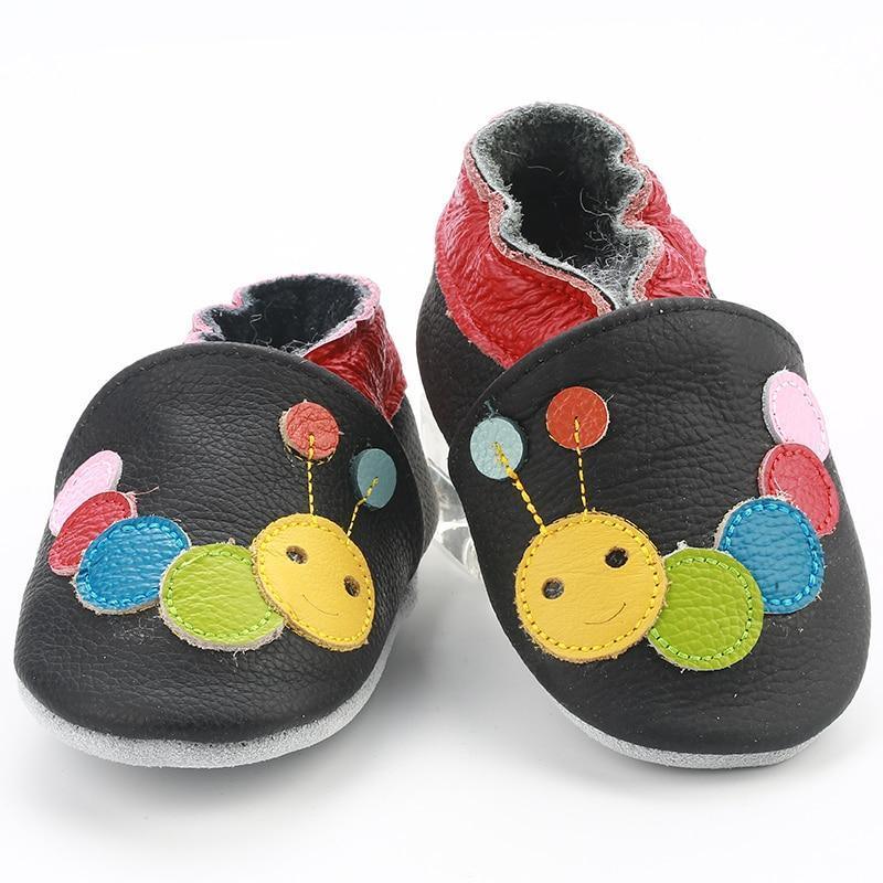 Newborn Soft Genuine Leather Anti Slip High Quality Baby Shoes First Walkers Baby Skid-Proof Shoes