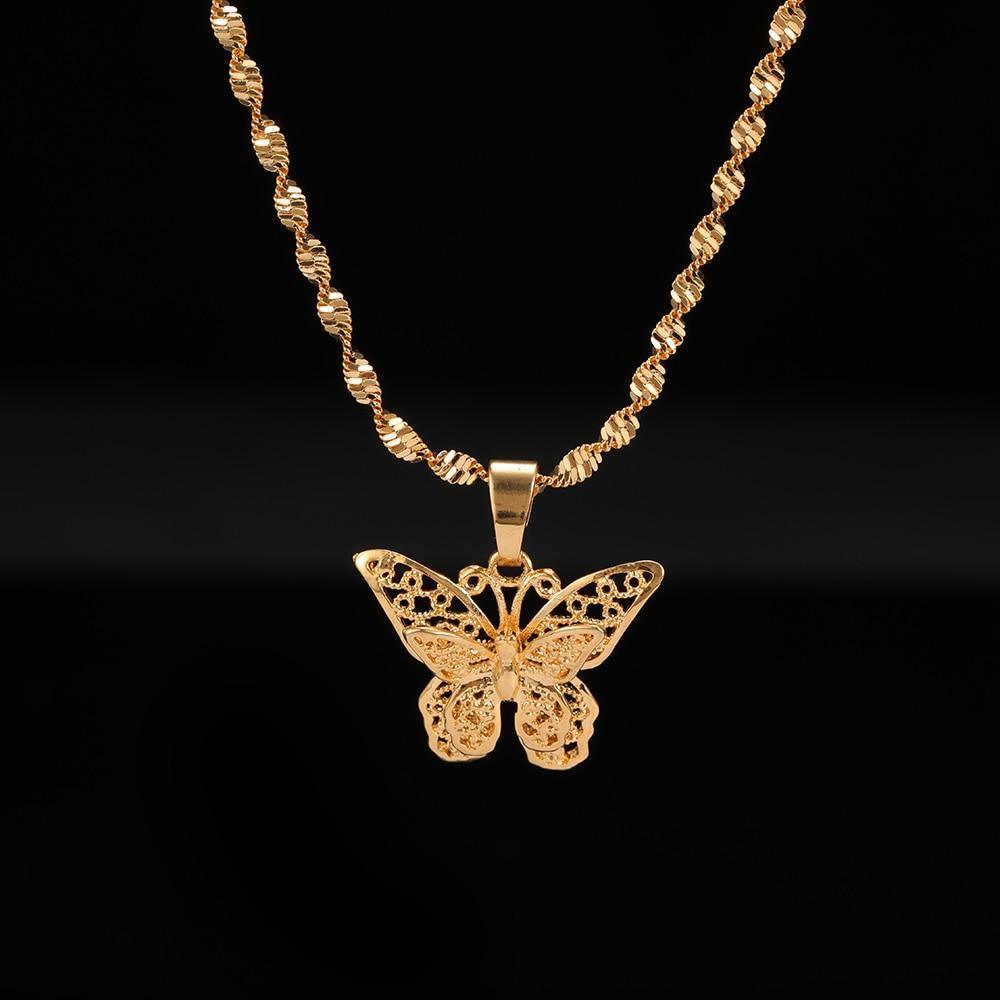 Butterfly Statement Necklaces Pendants for Woman Perfect Gift Luxury Jewelry Style