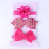 Baby Girls Headband Set Bow Knot Head Bandage Kids Toddlers Headwear Flower Hair Band Infant Clothing Accessories