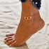 Modern Foot Brecelets Gold Female Anklets Barefoot Crochet Jewelry For Leg, Foot Bracelets in Elegant Luxury Trend Style