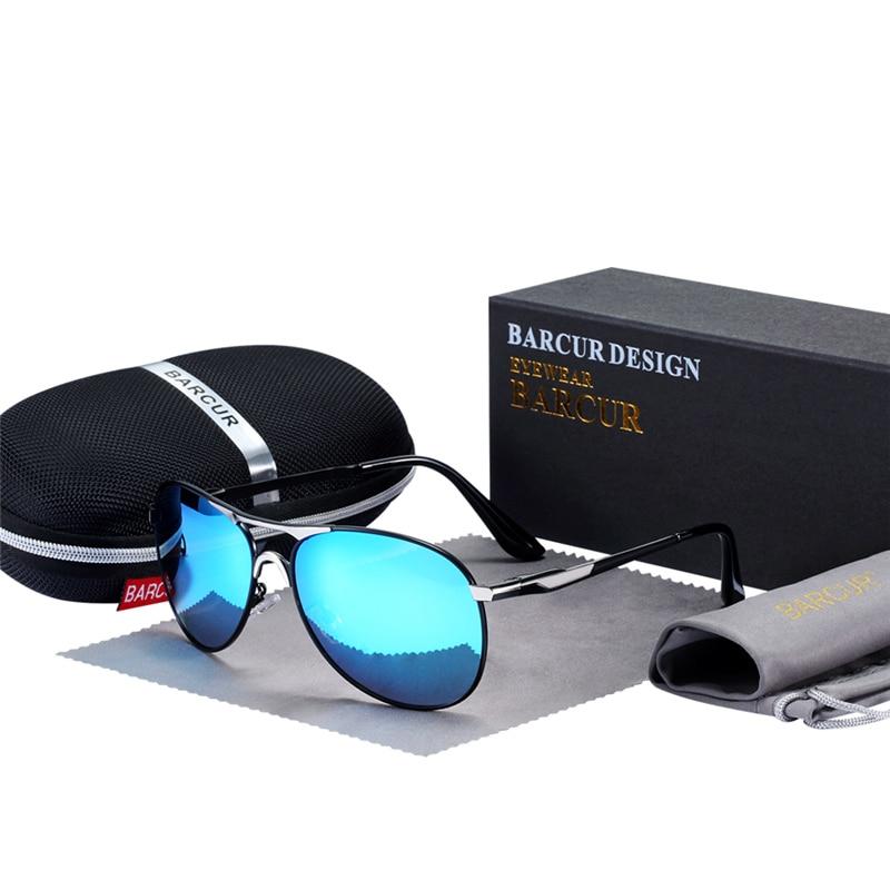 High Quality Modern Elegant Luxury Aviation Pilot Polarized Sunglasses With UV400 Protection