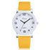 Woman's Watch Fashion Simple White Quartz Wristwatches Sport Leather Band Casual Ladies Watches For Women and Girls