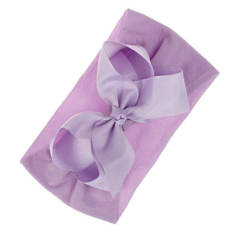 Baby Girls Headbands  Hair Accessories Turban Solid Head wear Hair Band Bow Girl Accessories