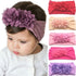 Bog Bow Infant Headband Newborn Toddler Baby Girl Boy Headwear Solid Bowknot Soft Turban Knot Hairband For Girls