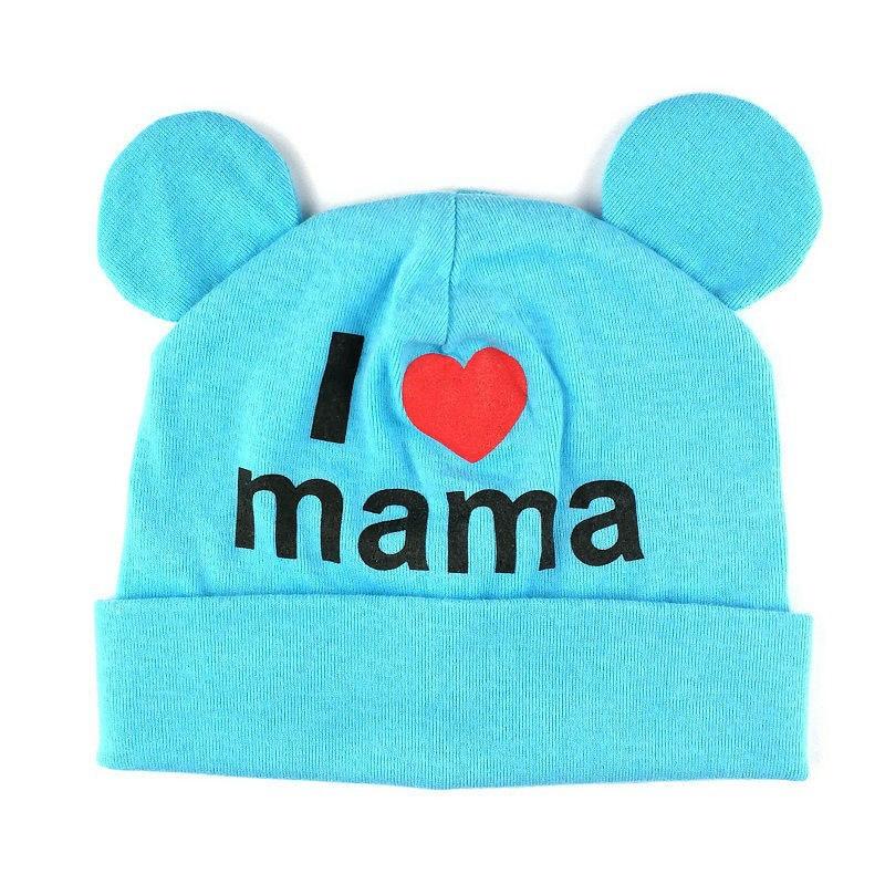 Trend New Baby Hats For Girls Cap Cute Ear Newborn Boys Girls Knitted Print Caps Beanies For  Baby