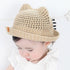 Modern Handmade Baby Hats For Children Bucket Cap Kids Toddler Sun Hat Hollow Mesh Caps Casual Beach Caps For Kids