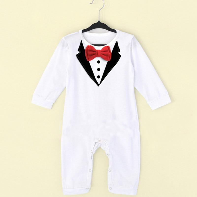 Baby Boy Rompers Newborn Kids Long-Sleeved Jumpsuit Boys CottonModern Boy Suits