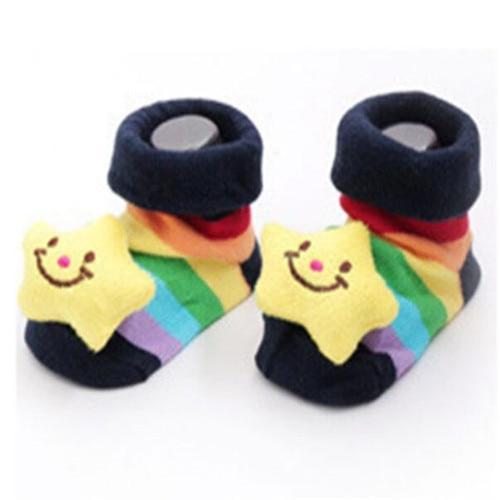 Colorful Newborn Cotton Cartoon Cute Anti Slip Sock Toddler Baby Comfortable Socks Shoes Elastic Soft Socks