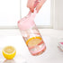 Portable Water Bottle With Straw Healthy Plastic Travel Drinkware Sports Shaker Drink Bottles For Kids