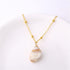 New Boho Conch Shell Amazing Necklace Sea Beach Shell Chain Pendant Elegant Necklace For Women Collier Femme Shell Cowrie Modern Summer Jewelry Bohemian