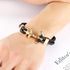 Gold And Steel Color Anchor Multi-layers Stitching Religions Bracelet Bangle For Male Christian Jewelry Design