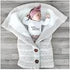 Newborn Infant Baby Knit sleep bag Stroller envelope Blanket Winter Warm Swaddle Wrap Sleeping Bags