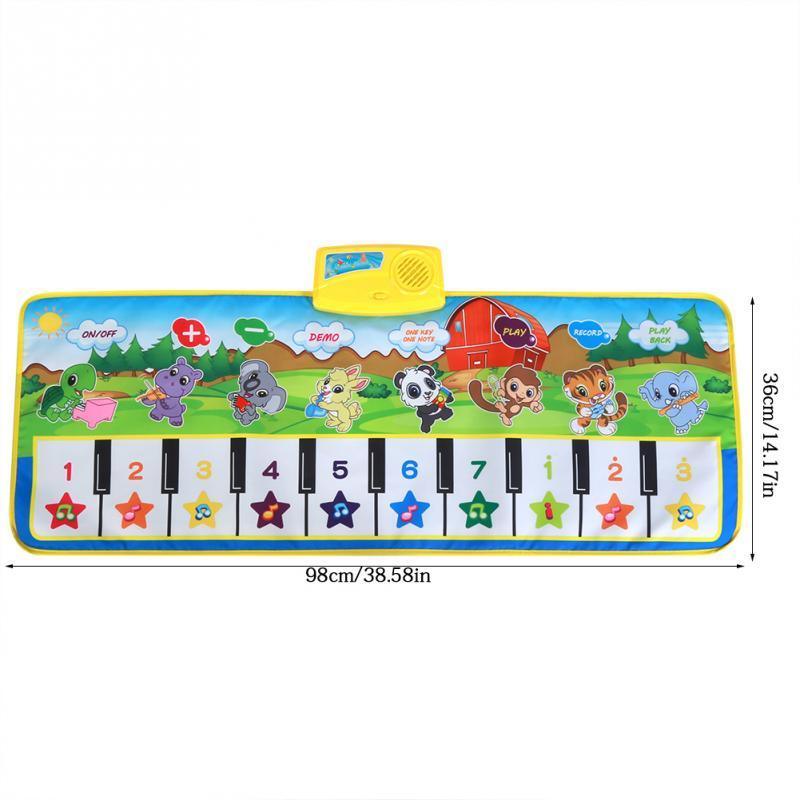 Baby Music Play Carpet Mat Children Kids Crawling Piano Carpet Educational Musical Toy For Kids