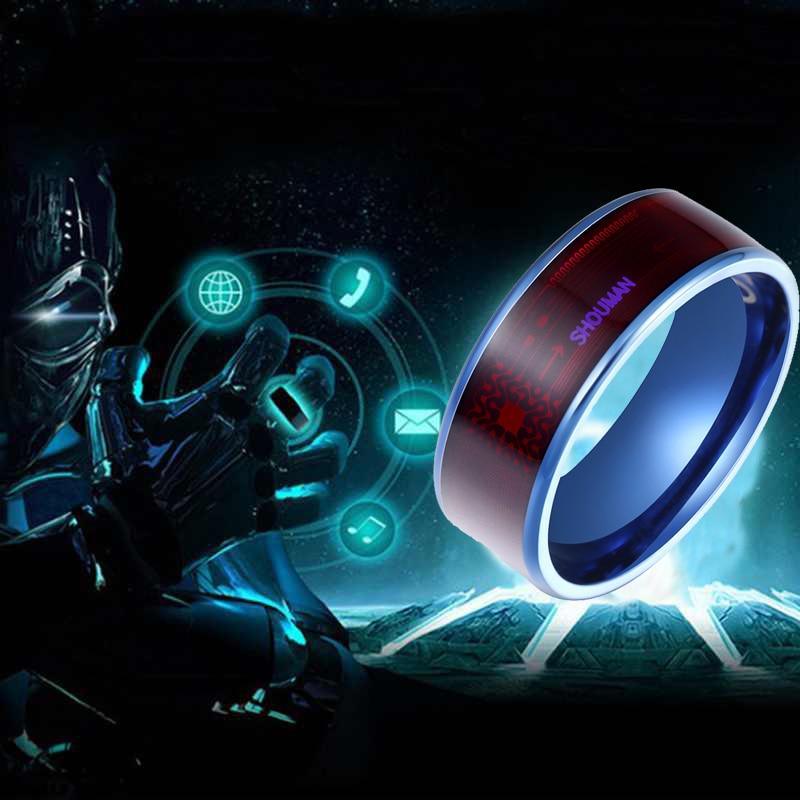 Fashion Men's Ring Magic Wear NFC Smart Ring Finger Digital Ring for Phones With Functional Couple Stainless Steel Ring